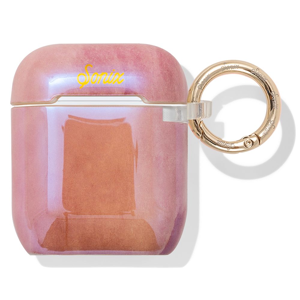 【SALE】Sonix ソニックス AirPods エアーポッズ ケース TPU ピンク 抗菌  Gen1/2 Mother of Pearl AIRPODS CASES Magsafe対応