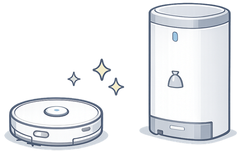 ロボット掃除機のイラスト