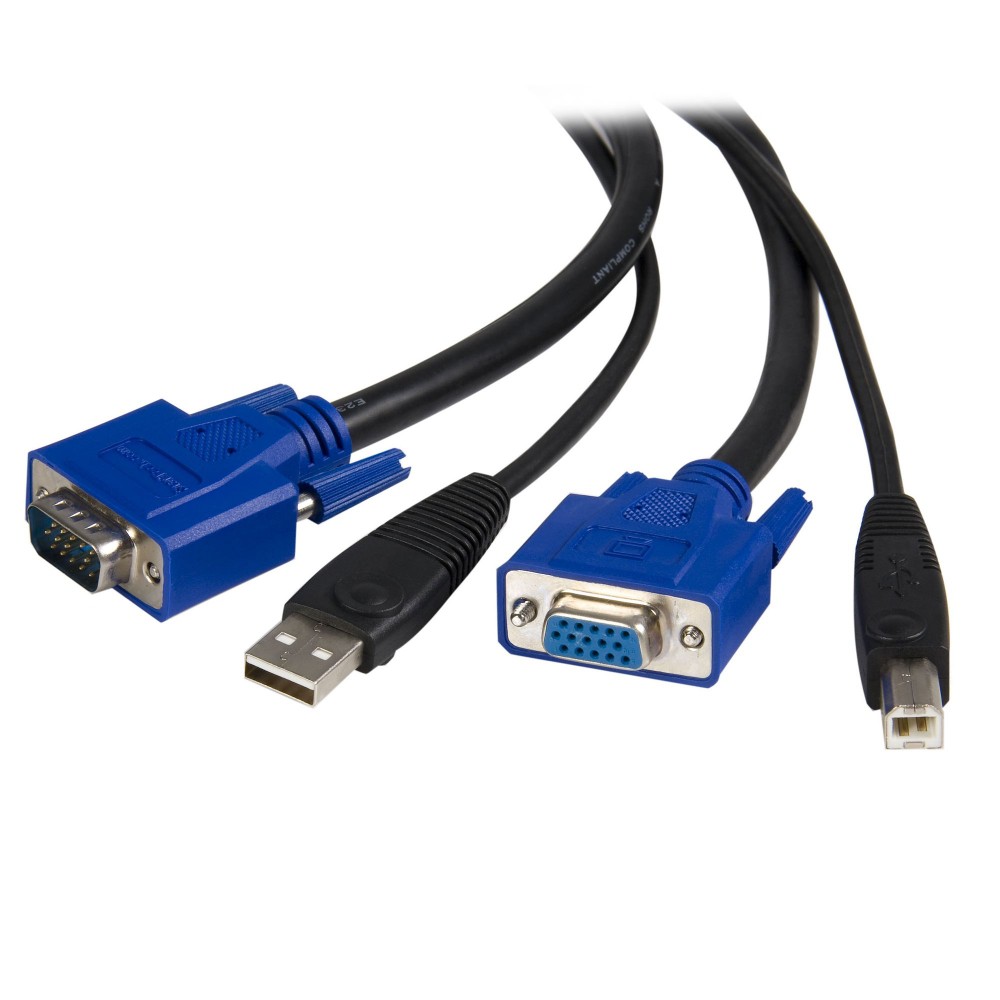 StarTech.com KVMケーブル/3m/StarTech.com KVM用/VGA+USB-A VGA+USB-B