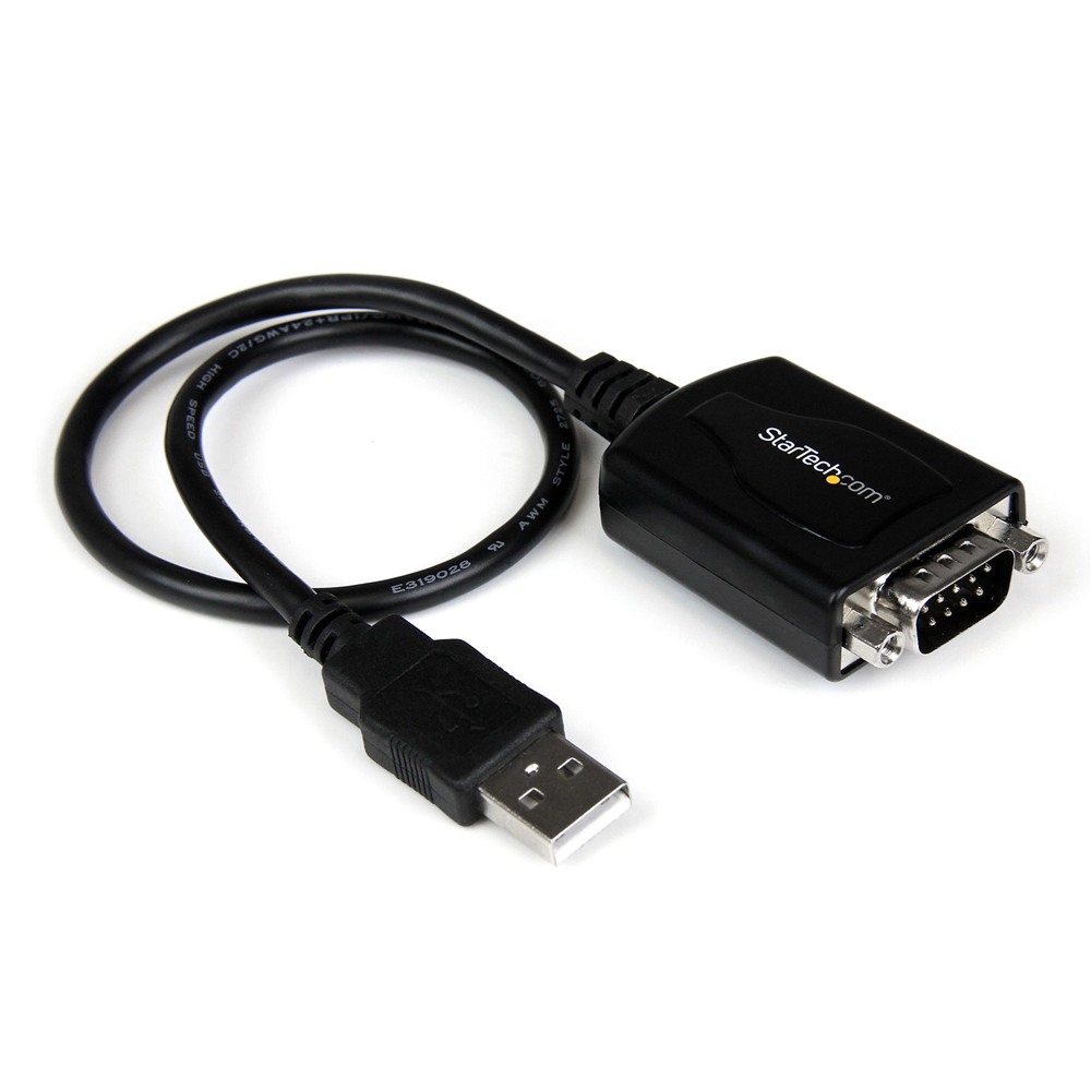 StarTech スターテック シリアル変換ケーブル/USB-A - RS232C/30cm/920Kbps/ブラック