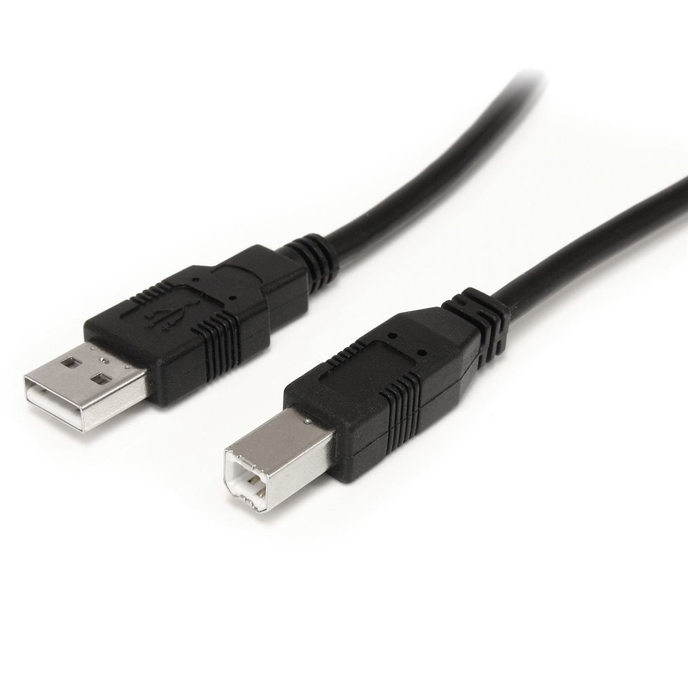 StarTech スターテック USBケーブル/A-B/9.1m/USB 2.0/480Mbps/オス・オス/ブラック