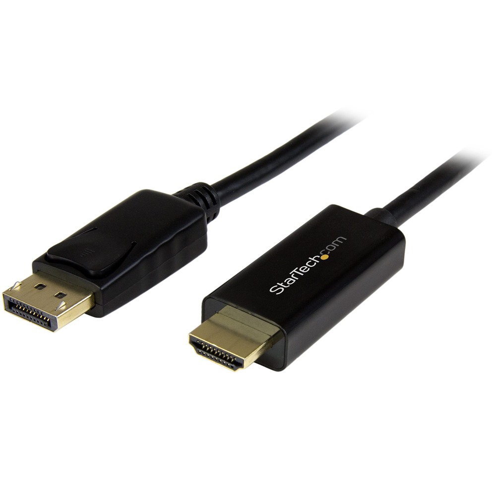 StarTech スターテック ディスプレイ変換ケーブル/DP 1.2 - HDMI 1.4/2m/4K30Hz/BK