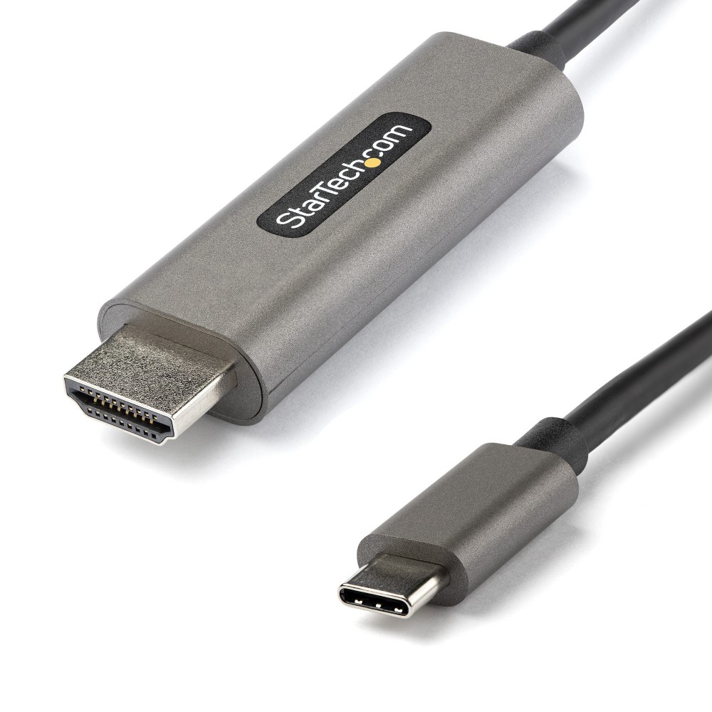 StarTech.com USB-C - HDMI 変換ケーブル/3m/4K 60Hz/HDR10/UHD対応 USB Type-C to HDMI 2.0b 変換アダプター/Typec - HDMI 交換ケーブル/DP 1.4