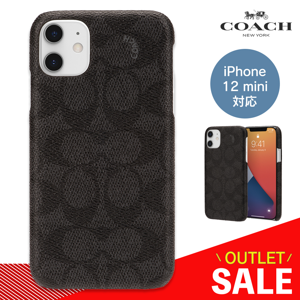 Coach Slim Wrap Case Signature コーチ ケース iPhone 12 mni 対応