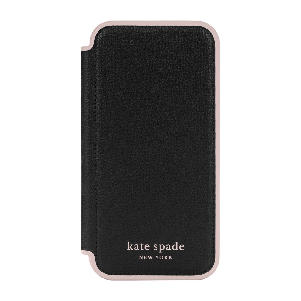 kate spade ケイトスペード スマホケース 手帳型 iPhone13 ブラック