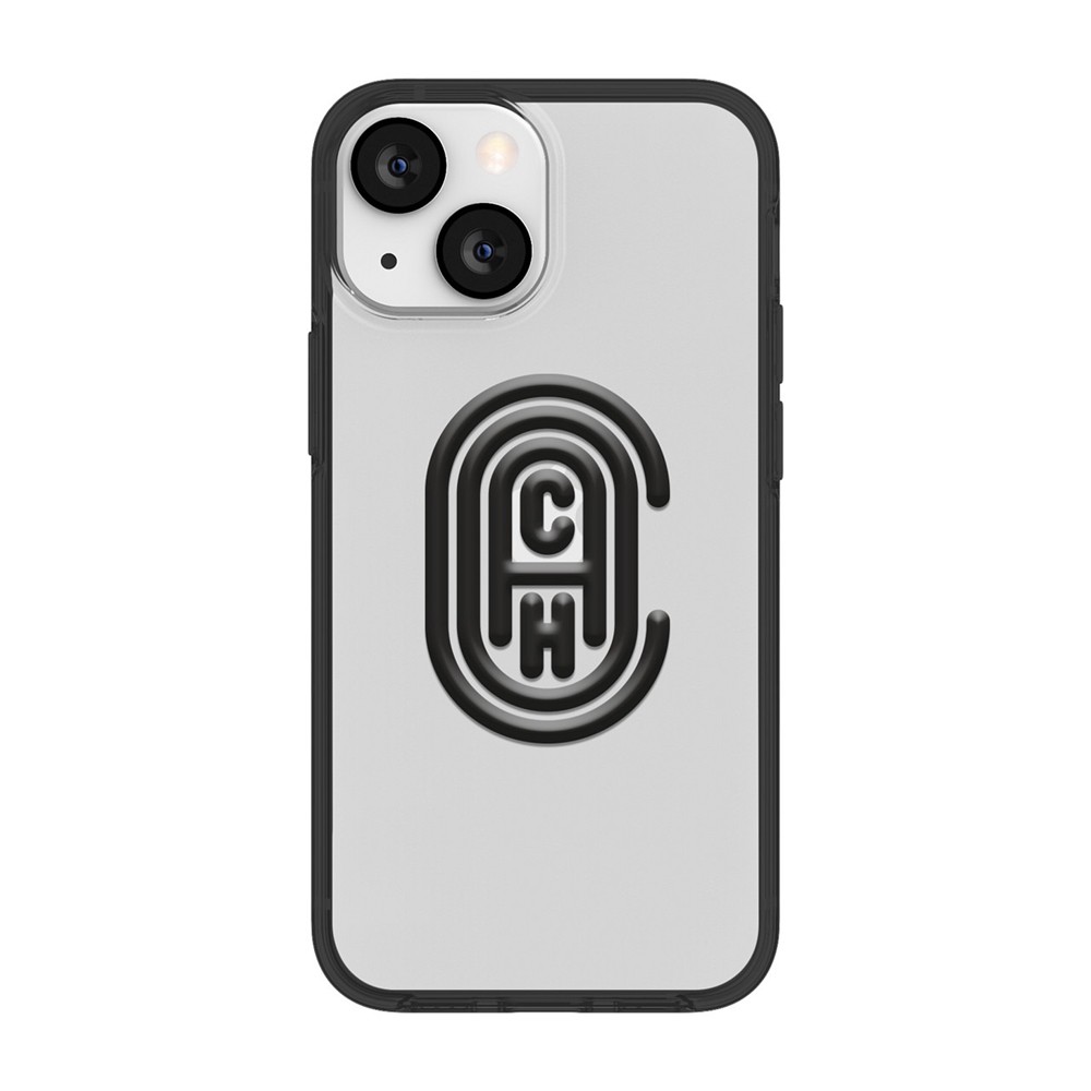 【アウトレット】SoftBank限定モデルCOACH コーチ スマホケース ハード ケース iPhone13mini クリア 2021 Coach Protective Case Retro C Sports Logo B/C