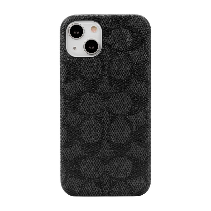 COACH iPhone13pro シグネチャー ハードケース カバー カーキ - iPhone