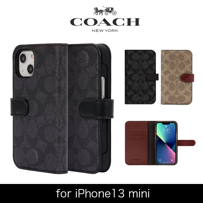 新品・未使用】COACH コーチ iPhone 13mini スマホ ケースご検討