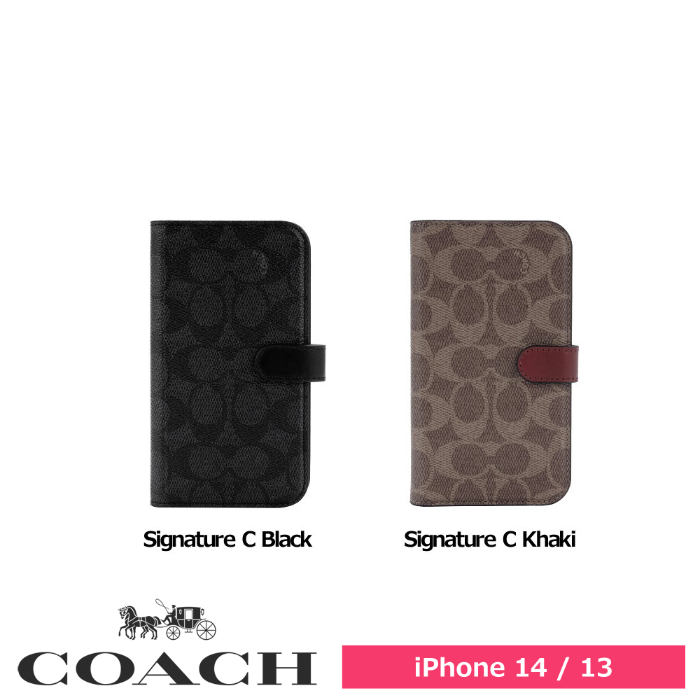COACH iPhone 14 / iPhone 13 Coach Folio Case | 【公式】トレテク 
