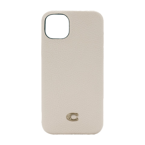 COACH コーチ iPhone 14 Plus Coach Slim Wrap - Ivory C Plaque 