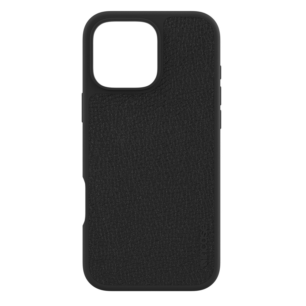 iPhone 16 Pro Max Incase ICON Case for MagSafe - Obsidian Pebbled Plant Leather