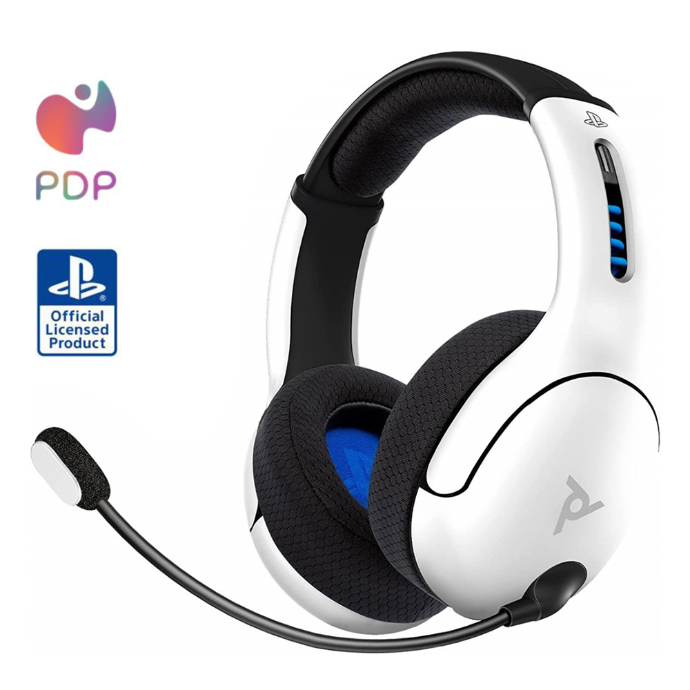 【ホークス優勝記念セール 9/30(水)まで】【アウトレット】PDP Gaming LVL50 ワイヤレスゲーミングヘッドセット PS5 PS4 PC 50mm ホワイト 052-013-WH-JP