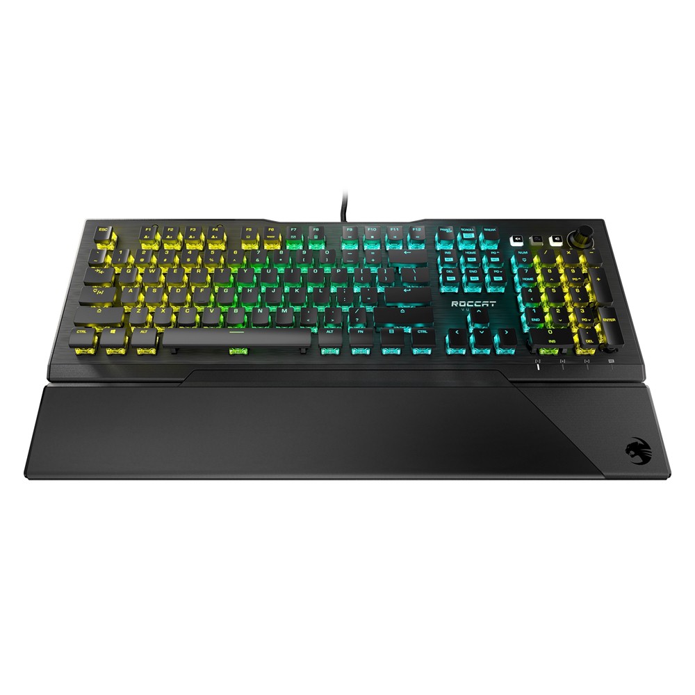 ROCCAT ロキャット Vulcan Pro 光学 RGB ゲーミングキーボード フルサイズ US 英語配列モデル 静音 リニア(オプティカル) 国内正規品 ドイツデザイン ROC-12-536