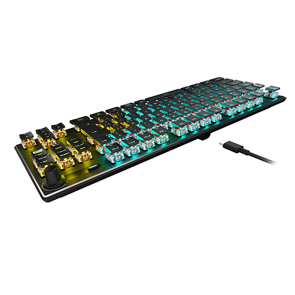 特別セール品】 新品未開封 ROCCAT 黒 テンキーレス 日本語 Pro TKL