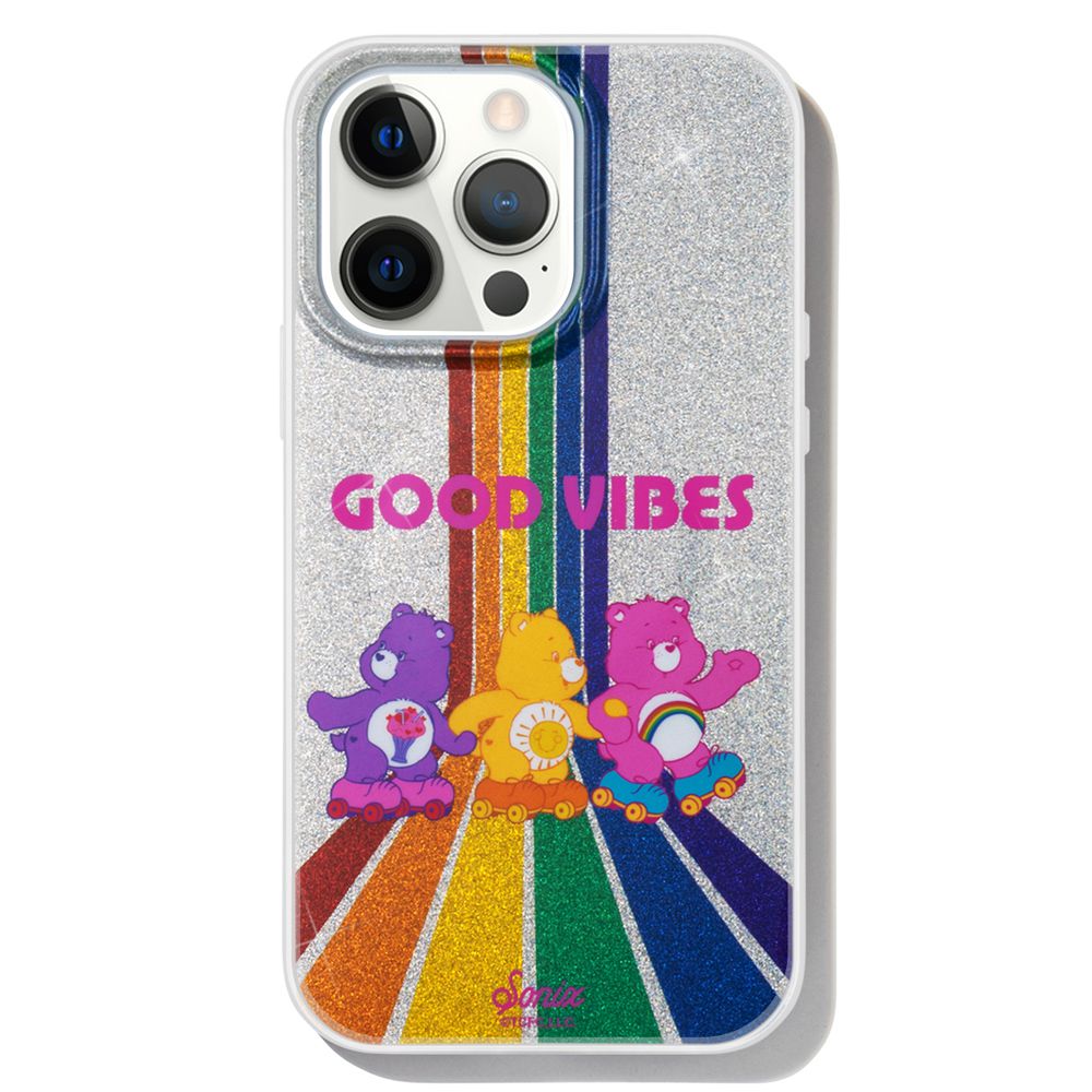 【SALE】Sonix ソニックス スマホケース スマホ ケース TPU iPhone13Pro ホワイト 抗菌 2021 CareBears Good Vibes Pride Magsafe Antimicrobial Case ケアベア