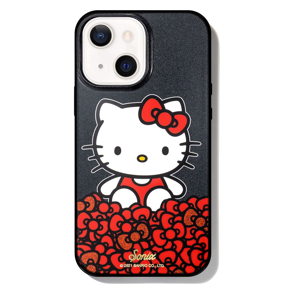 【SALE】Sonix ソニックス スマホケース スマホ ケース TPU iPhone13 ハローキティ ブラック 抗菌 2021 CLASSIC HELLO KITTY Magsafe Compatible キティ