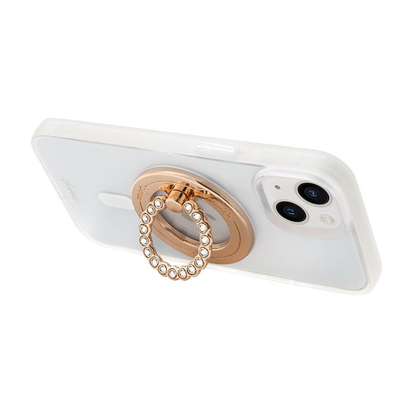 スマートフォン/携帯電話 スマートフォン本体 Sonix（ソニックス） Magnetic Link Phone Ring Gold Clear MagSafe 