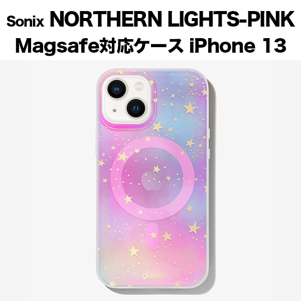 Sonix（ソニックス） iPhone 13 NORTHERN LIGHTS-PINK Magsafe対応 