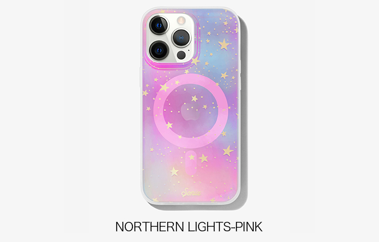 スマートフォン/携帯電話 スマートフォン本体 Sonix（ソニックス） iPhone 13 Pro Max NORTHERN LIGHTS-PINK Magsafe 