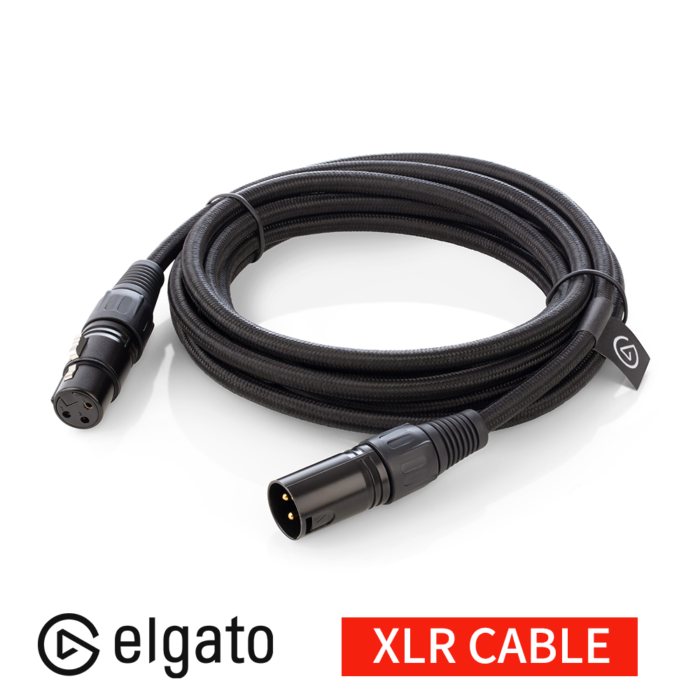 Elgato XLR Microphone Cable マイクロフォンケーブル Corsair 10CAL9901
