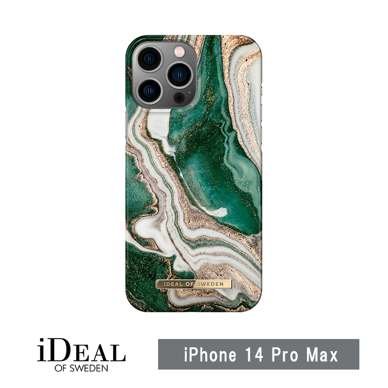 iDeal of Sweden アイディールオブスウェーデン iPhone 14 Pro Max Fashion Case Golden Jade Marble