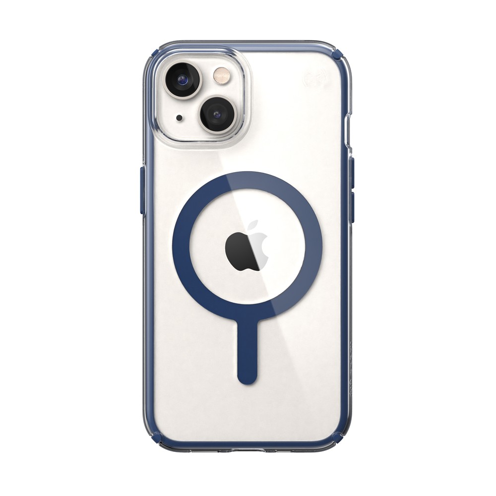 【アウトレット】Speck スペック  iPhone 14 Perfect-Clear Impact Geometry MagSafe Costal Blue