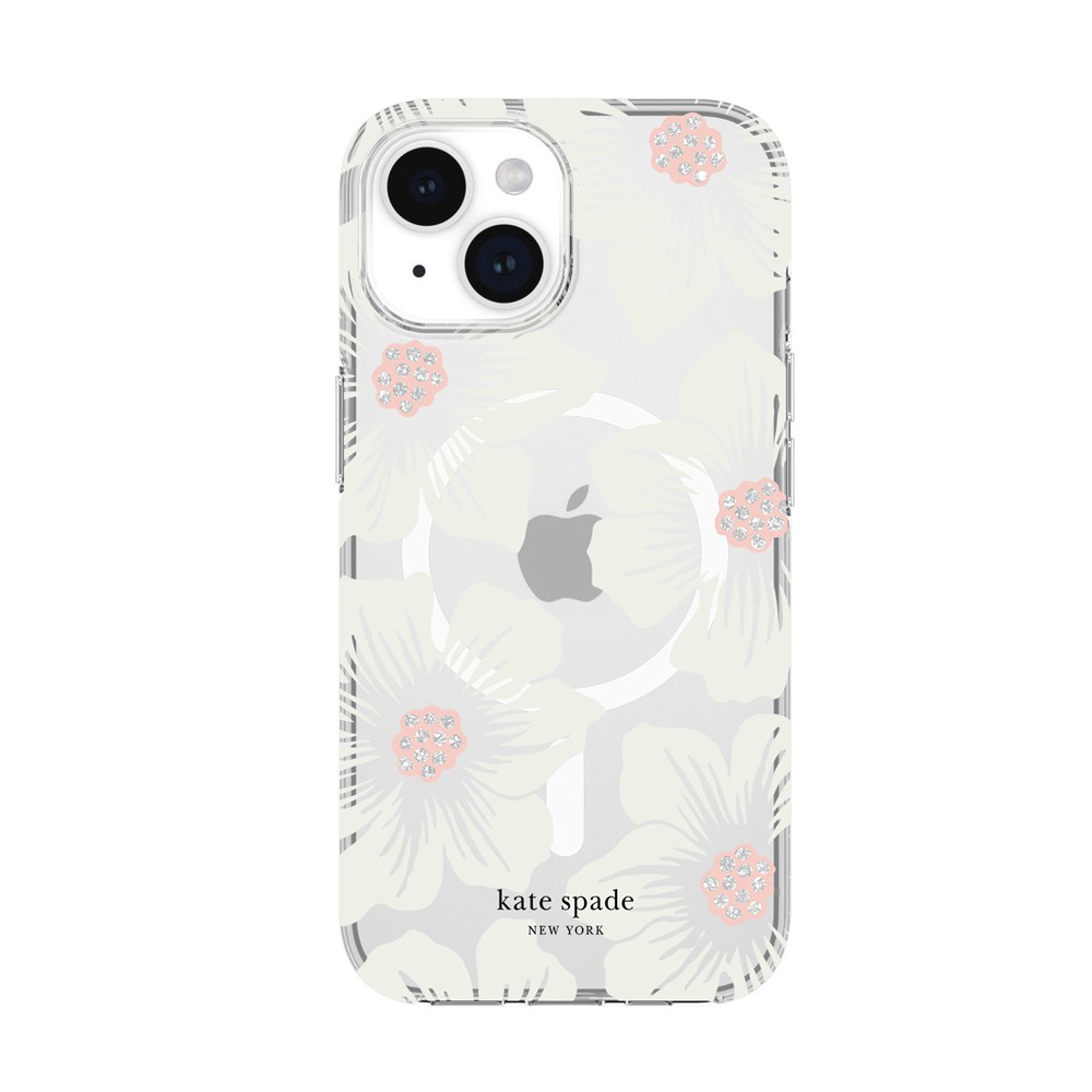 iPhone 15 kate spade ケイトスペード KSNY Protective Hardshell MagSafe対応- Hollyhock Cream