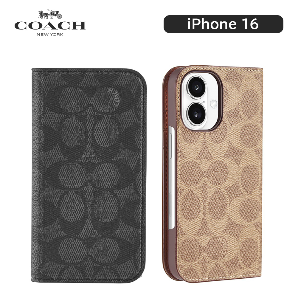 COACH コーチ 手帳型ケース iPhone 16 Coach Folio Case