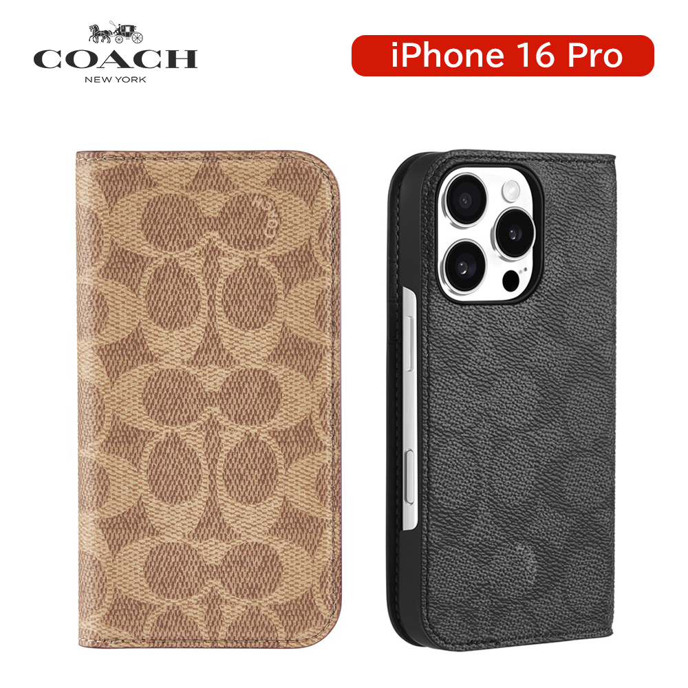 【大決算セール】COACH コーチ 手帳型ケース iPhone 16 Pro Coach Folio Case