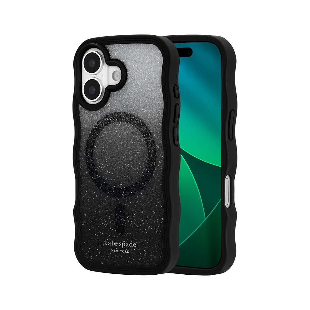 【予約商品】kate spade iPhone 17 ケース Wavy - Nightfall w/ MagSafe