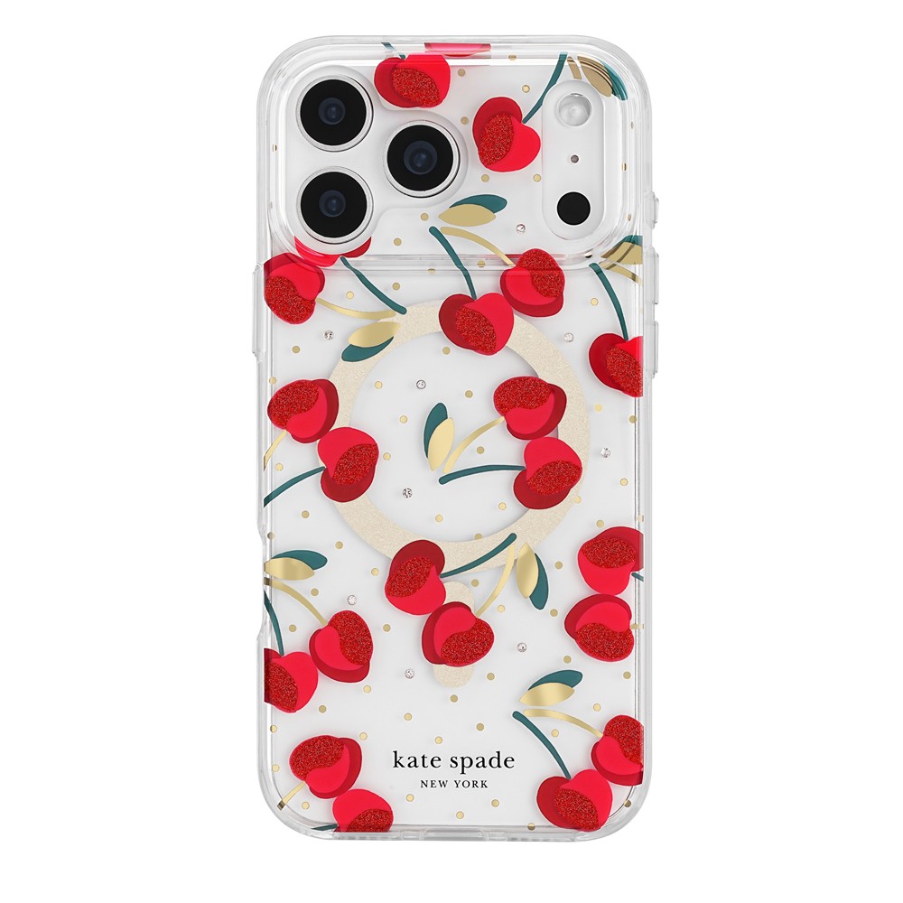 kate spade iPhone 18 Pro Max Protective - Cherry Dot w/ MagSafe