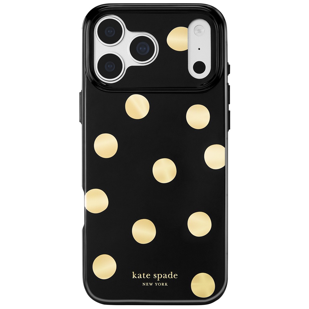 kate spade iPhone 18 Pro Protective-Metallic Classic Dotw/MagSafe