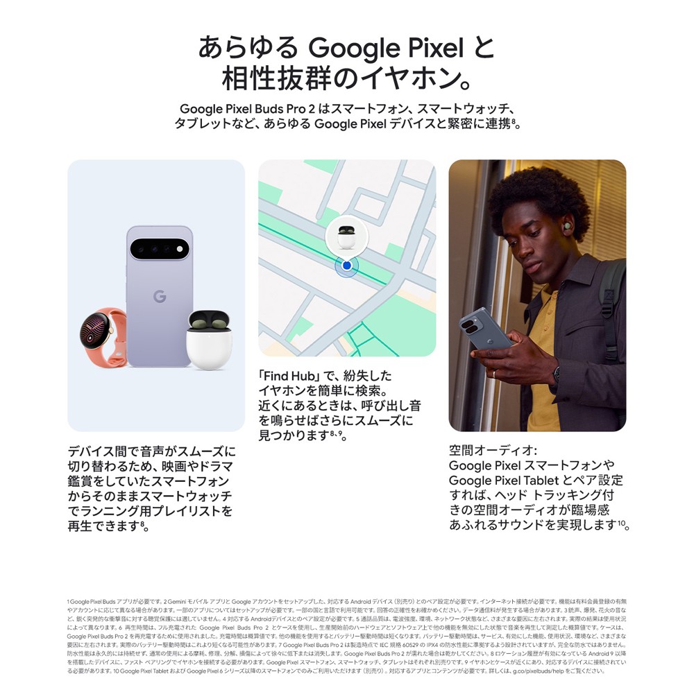 Google Pixel Buds Pro 2 純正 正規品 Moonstone GA12449-JP | スマホ