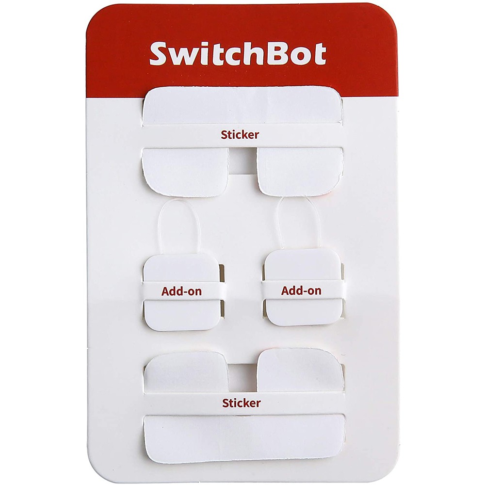 SwitchBot スイッチボット ボット Bot 専用部品 ３M 両面テープ 壁スイッチ用シール 4枚入り スイッチ ブラック スマートリモコン スマホ リモコン スマート家電 連携 アレクサ