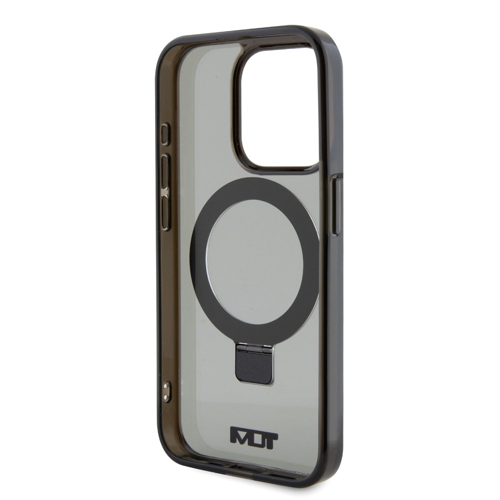 TUMI iPhone 15 Pro HC PC/TPU METALLIC MAGSAFE WITH STAND- BLACK 