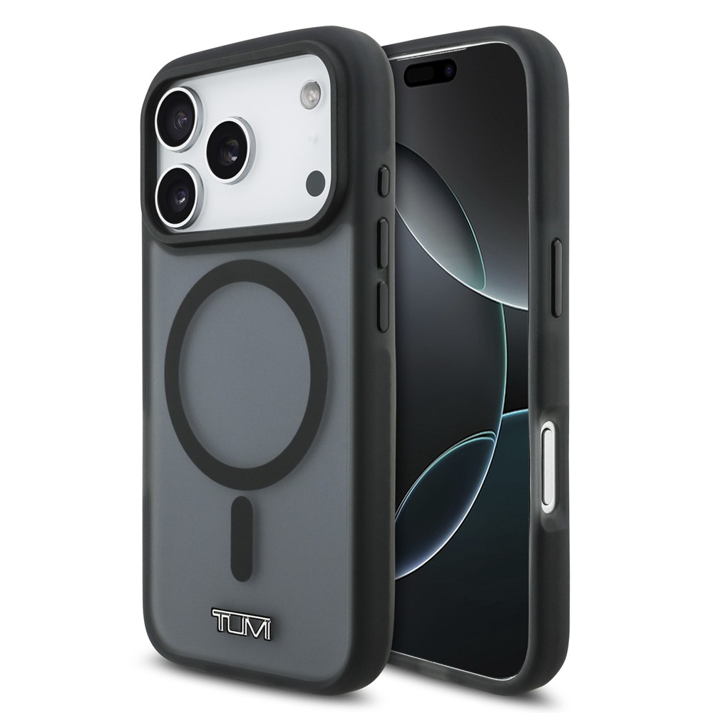 【予約商品】TUMI iPhone 17 Pro TRANSPARENT FROSTED SHOCKPROOF CASE PC/TPU - BLACK