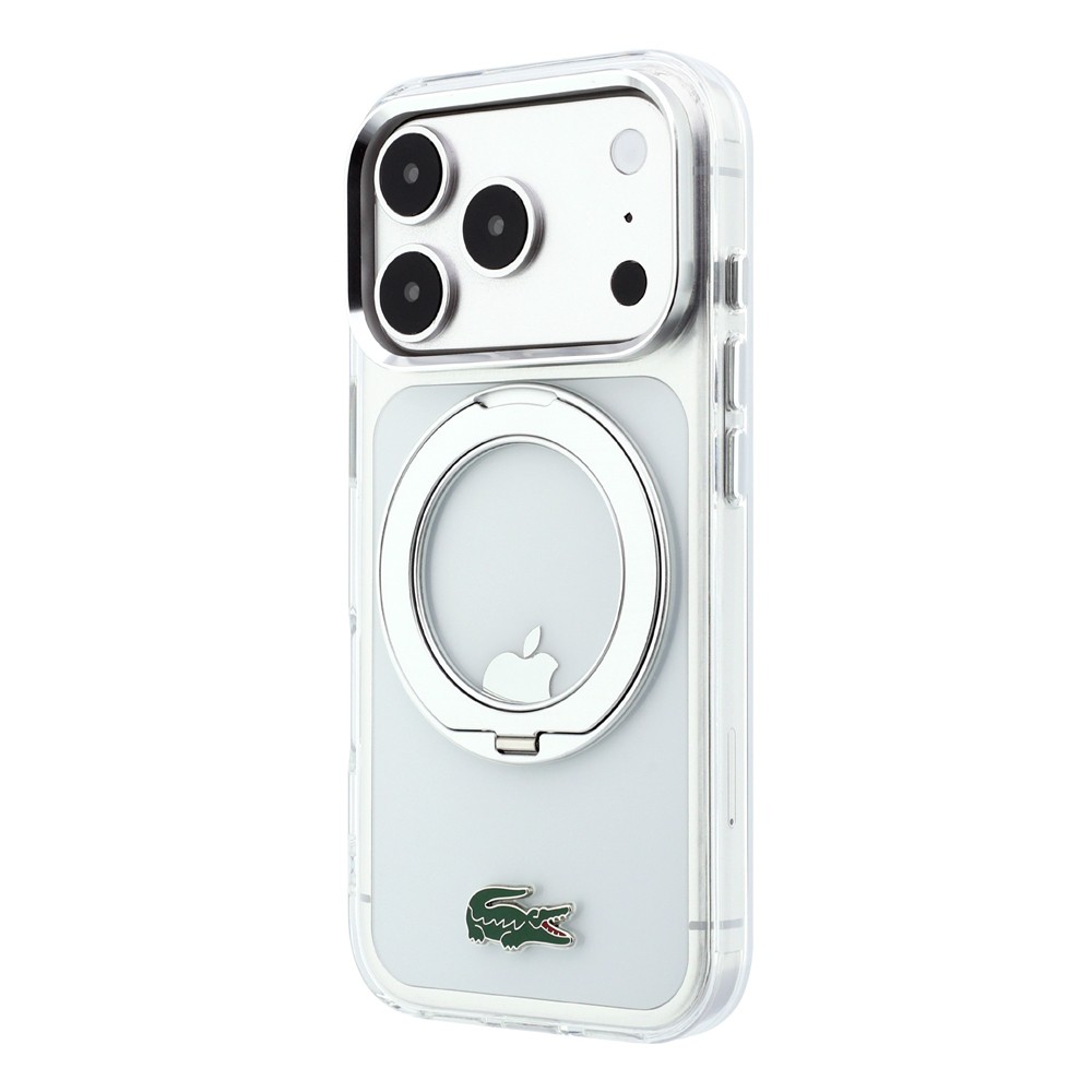LACOSTE iPhone 18 Pro HARD CASE MAGSAFE IML WITH RING STAND GLOSSY
