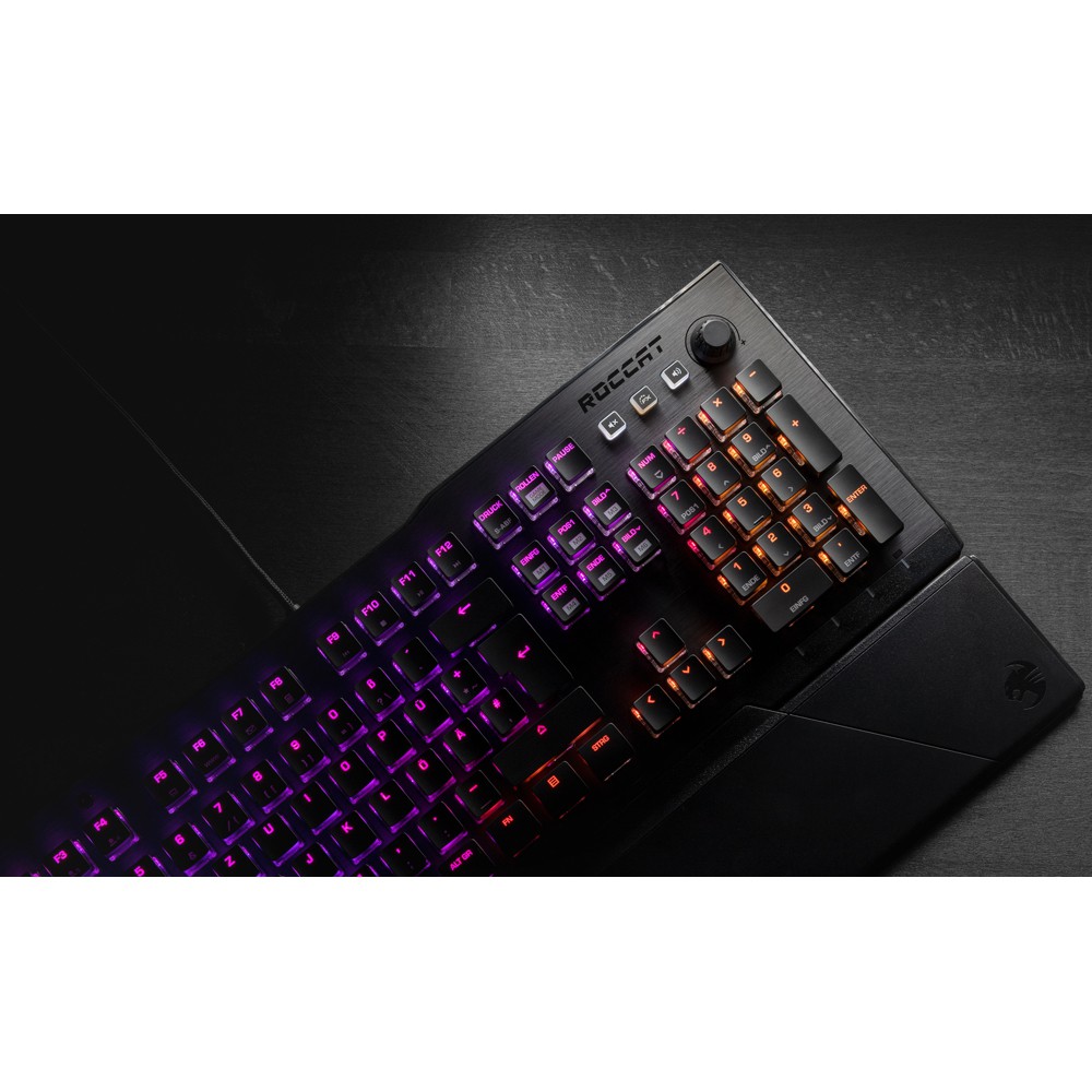 ROCCAT ロキャット Vulcan 121 AIMO RGB メカニカルゲーミングキーボード JP 日本語配列モデル 静音 リニア(赤軸相当) 国内正規品 ドイツデザイン ROC-12-686-RD