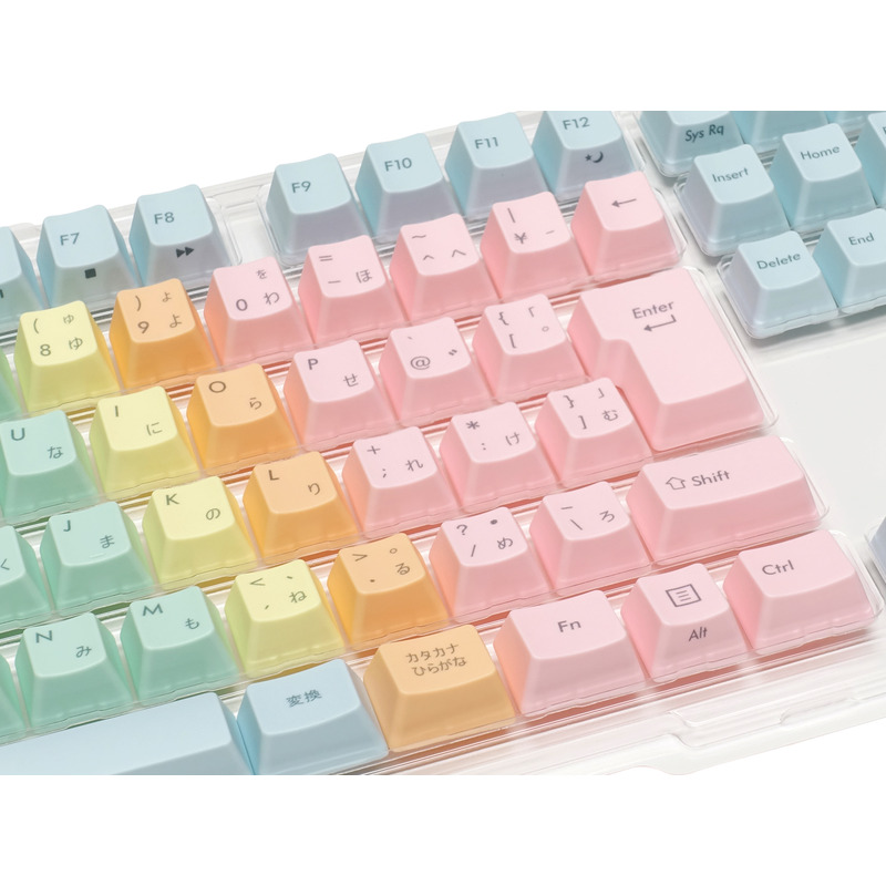 FILCO Macaron Keycap Set カラフルな配色キーキャップ 日本語108キー・上面印字・かなあり |  スマート家電／IoTを進めるならトレテク公式通販サイト