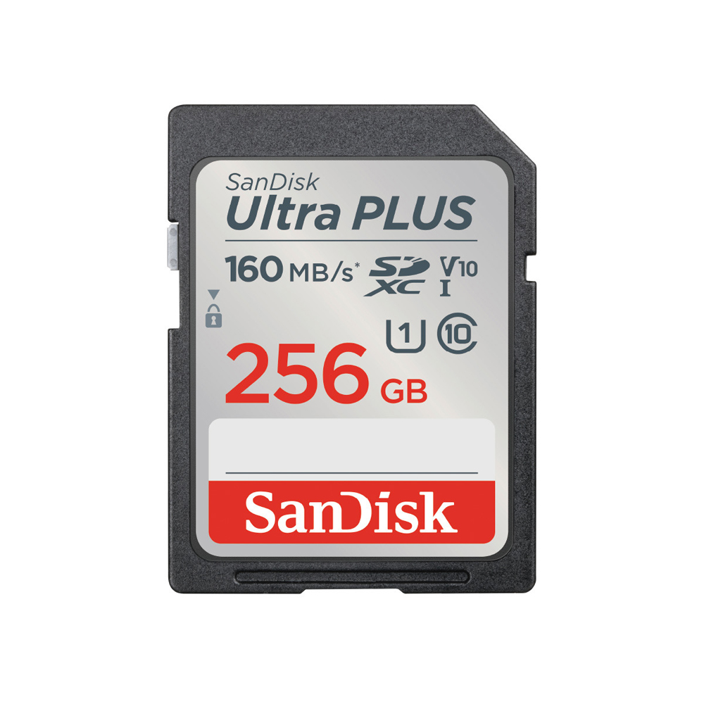 SanDisk Ultra PLUS SDXCカード 256GB UHS-I 最大160MB/s SDSDUWL-256G-JN3IN