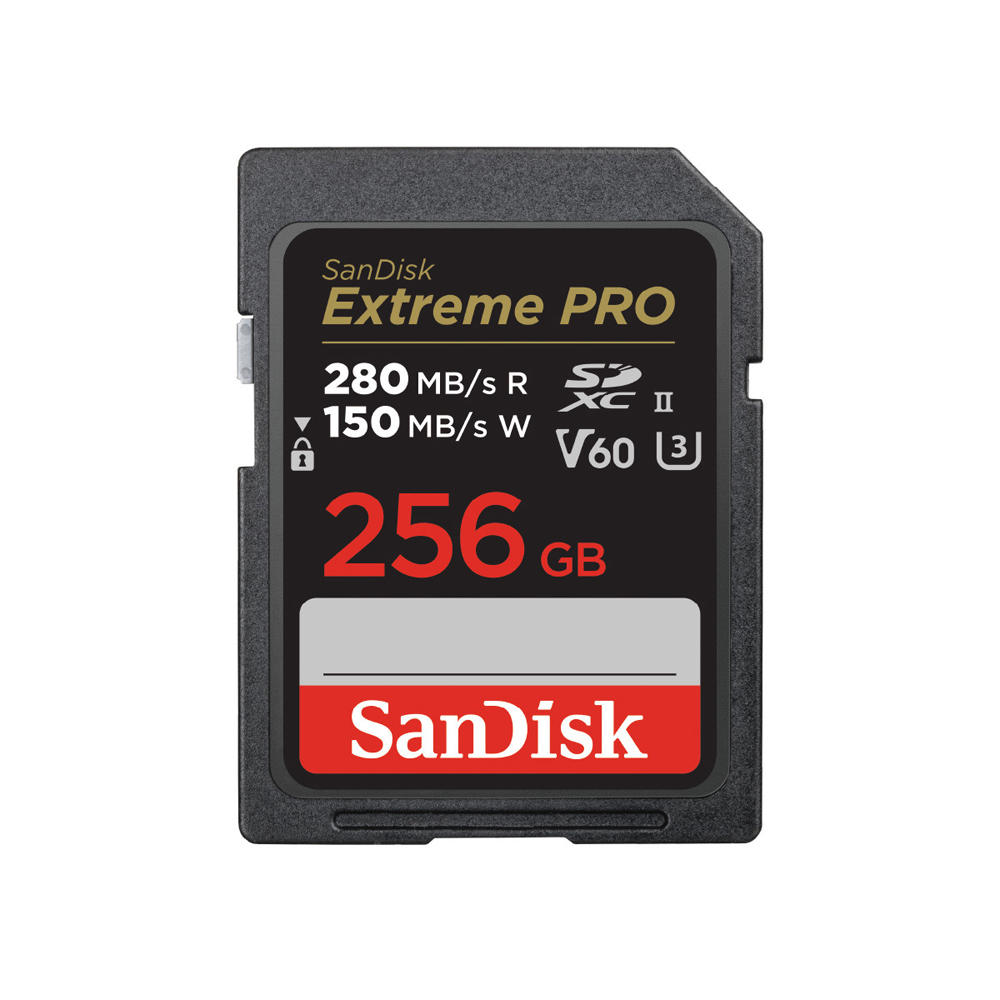 SanDisk Extreme PRO SDXCカード 256GB UHS-II V60 最大280MB/s SDSDXEP-256G-JNJIP