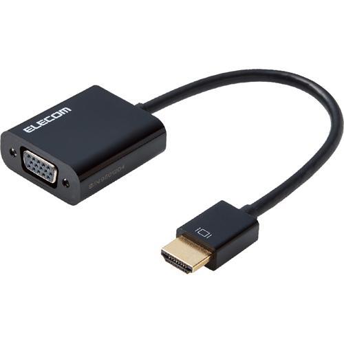 エレコム ELECOM 変換アダプタ/HDMI-VGA/ブラック AD-HDMIVGABK2