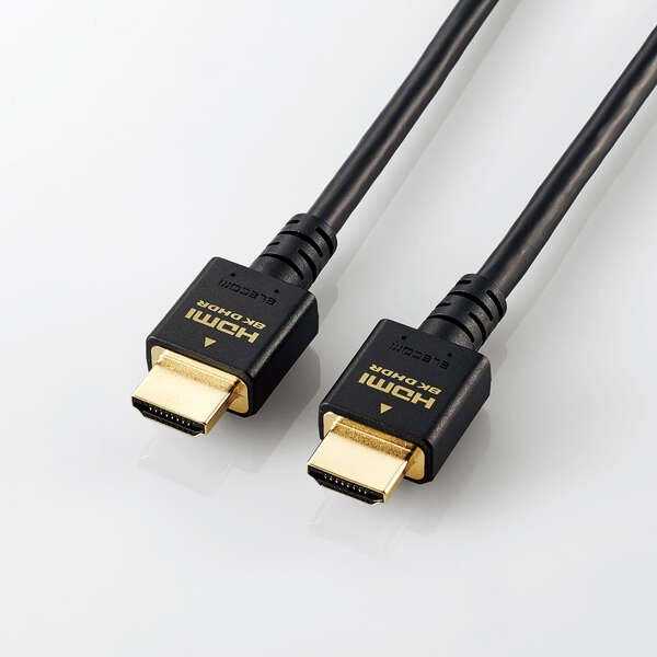 エレコム HDMIケーブル PS5対応 HDMI2.1 ウルトラハイスピード 1.5m 