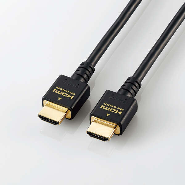 エレコム　HDMIケーブル　PS5対応　HDMI2.1　ウルトラハイスピード　3.0m　ブラック