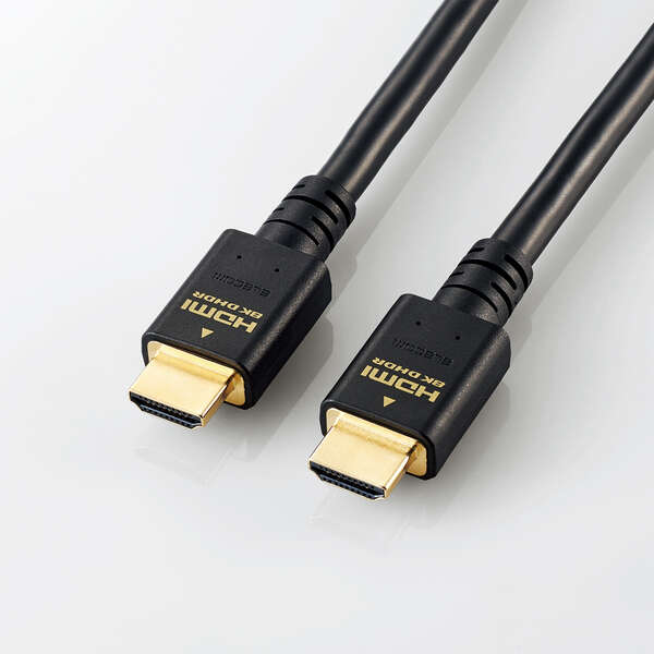 エレコム　HDMIケーブル　PS5対応　HDMI2.1　ウルトラハイスピード　5.0m　ブラック