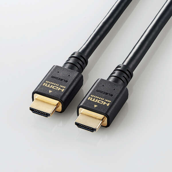 エレコム HDMIケーブル HDMI2.1 ウルトラハイスピード 5.0m ブラック