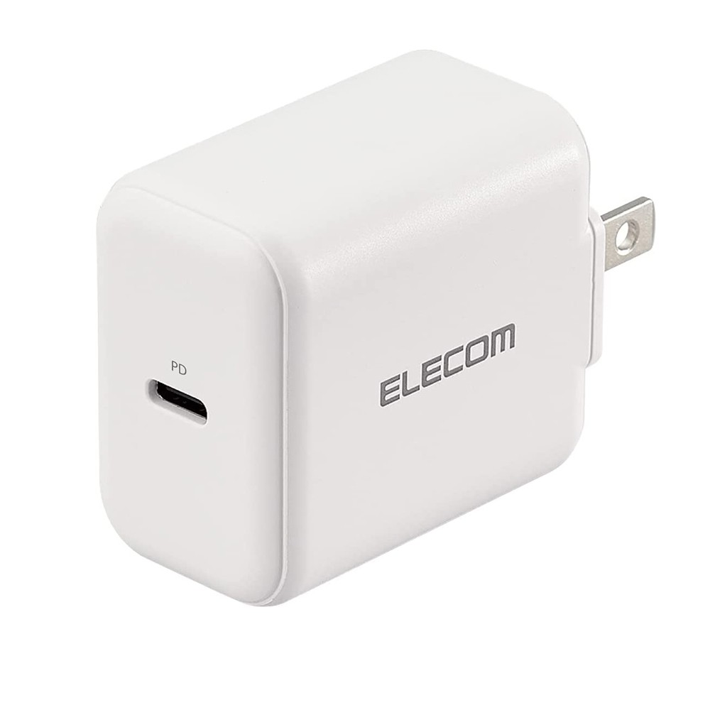 エレコム AC充電器/スマホ・タブレット用/USB Power Delivery対応/20W/USB-C1ポート/ホワイト