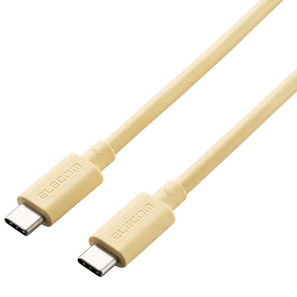 USBケーブル USB4 USB-IF 正規認証品 USB-C to USB-C PD対応 最大100W 80cm イエロー