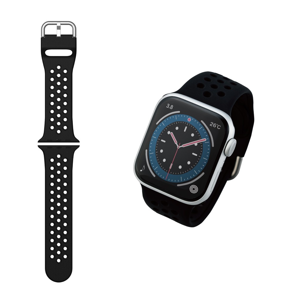 Apple Watch アップルウォッチ 41mm 40mm 38mm バンド シリコン 軽量 ...