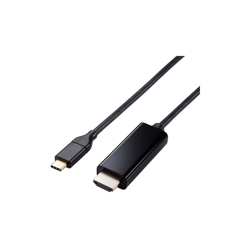エレコム 変換ケーブル/USB Type-C-HDMI/ミラーリング対応/60Hz/2.0m/ブラック